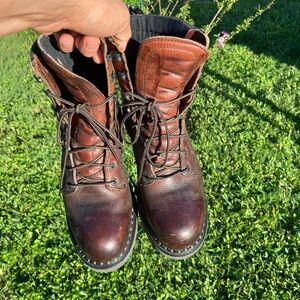 Red Wing Steel Toe Boots Size 8.5 D Style 2238